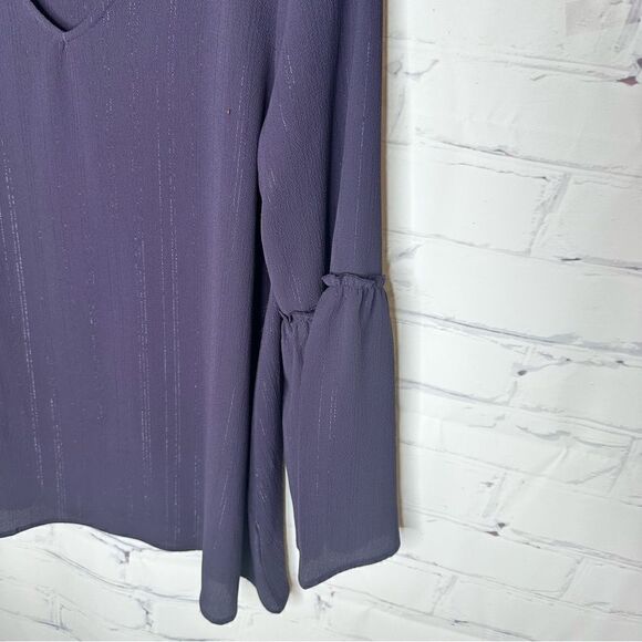 Style & Co small or medium purple sparkly top - Picture 8 of 8